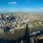 The view from the Shard. London. England