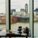 The view from restaurant at Tate Modern. London. England