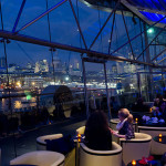 The view from OXO Tower Brasserie. London. England
