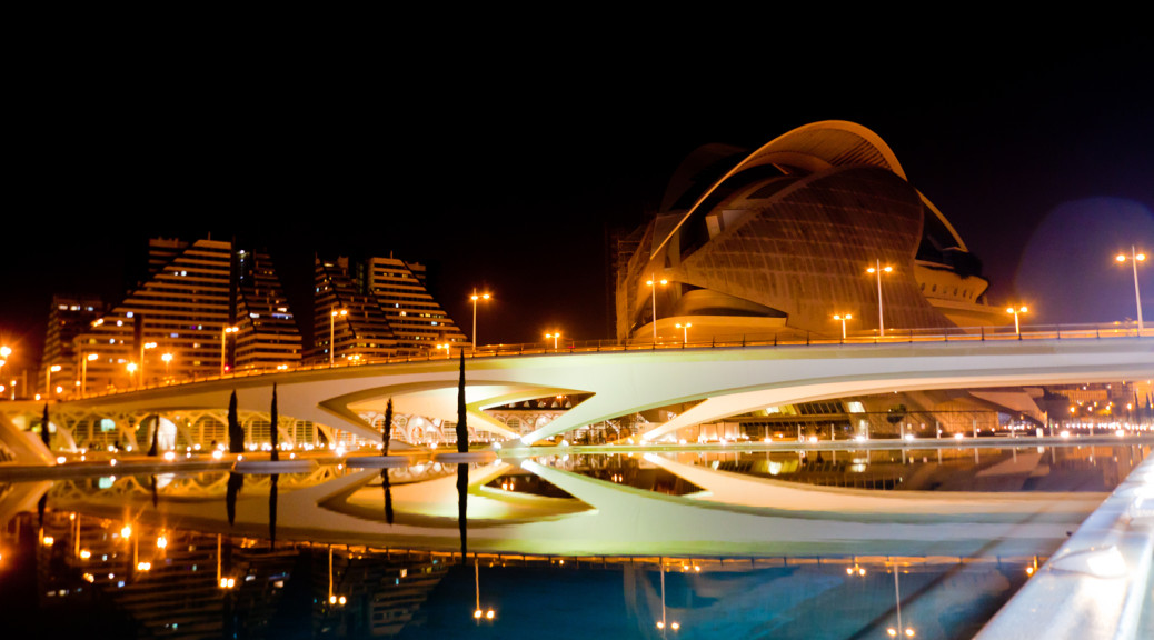 La Ciutat de les Arts i les Ciències de València. Valencia. Spai