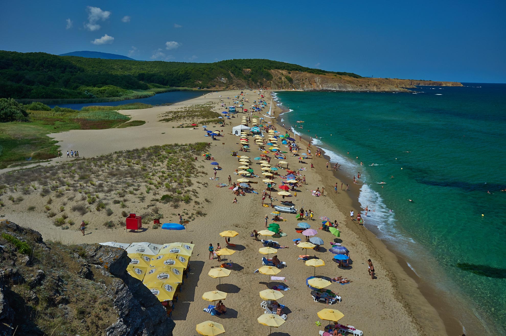 Пляж золотые Пески Болгария пляж